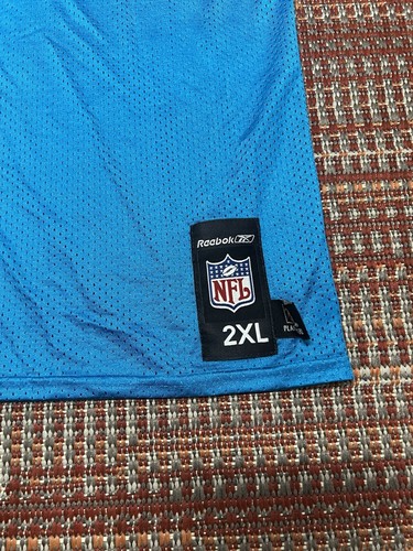 Vintage Carolina Panthers Jersey Men 2XL Blue Reebok Jake Delhomme #17 NFL - Picture 5 of 12
