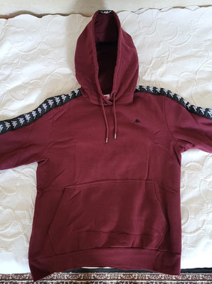 Kappa Hoodie / Kapuzenpullover, Rot / Bordeaux, Größe M, gebraucht, gut gehalten
