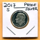 Gem 2017-S Proof Ultra-Cameo Silver Roosevelt Dime - Free Shipping