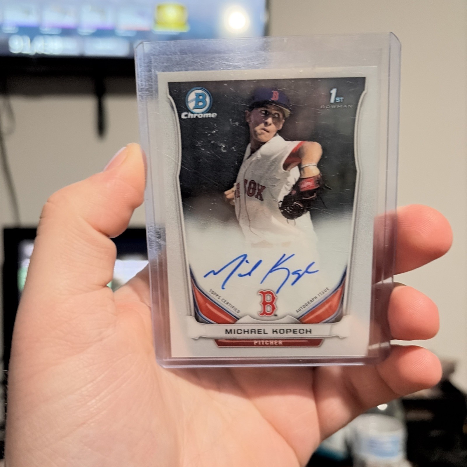 ⚾  Michael Kopech 2014 Bowman Chrome Draft Picks Auto RC  #BCAMK