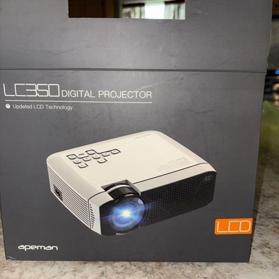 Apeman LC350 Digital Projector w/ Carrying Case