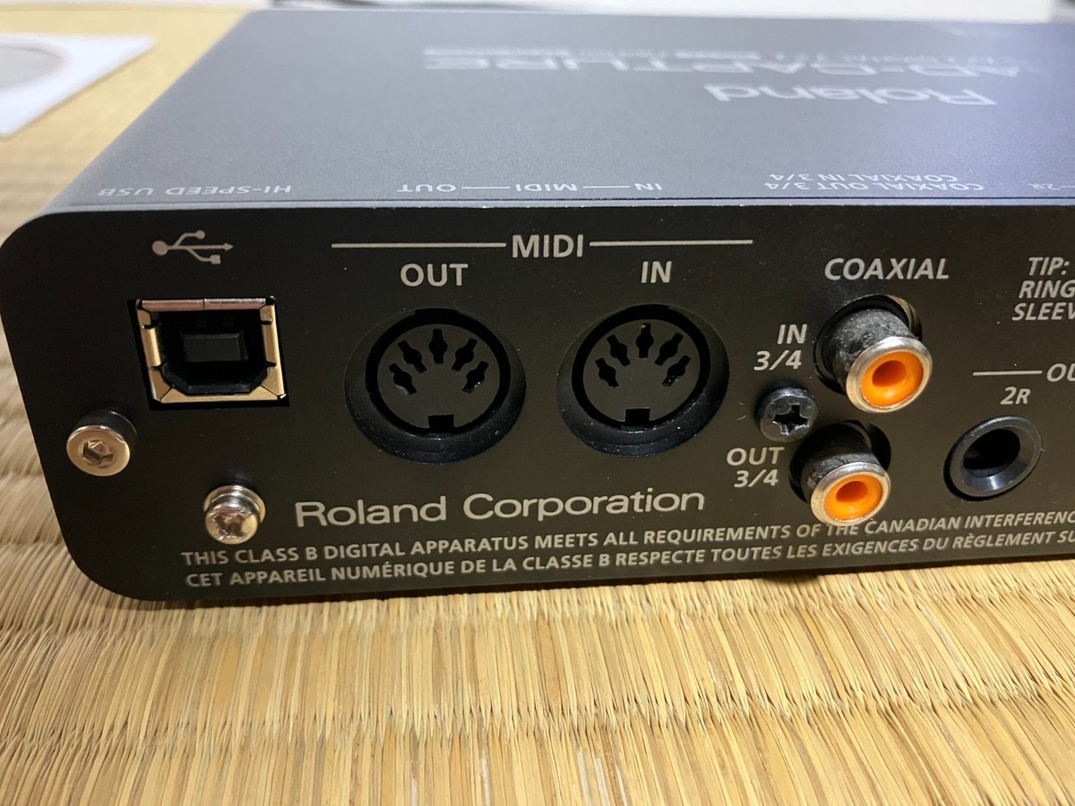 Roland UA-55 QUAD-CAPTURE Audio Interface Japan Digital 24Bit 192