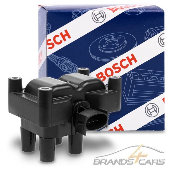 Bosch ZÜNdspule ZÜNdmodul FÜR Ford Fiesta 5 JH JD 1.25 1.3 1.4 1.6 16V BJ 01-08-image