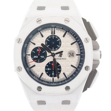 Audemars Piguet Royal Oak Offshore 44mm White Dial Watch Ref#