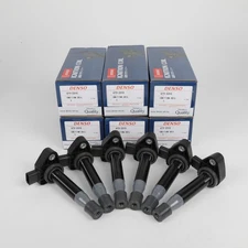 Set of 6 Denso 30520-P8E-A01 Ignition Coil For Honda Accord Odyssey Acura CL TL