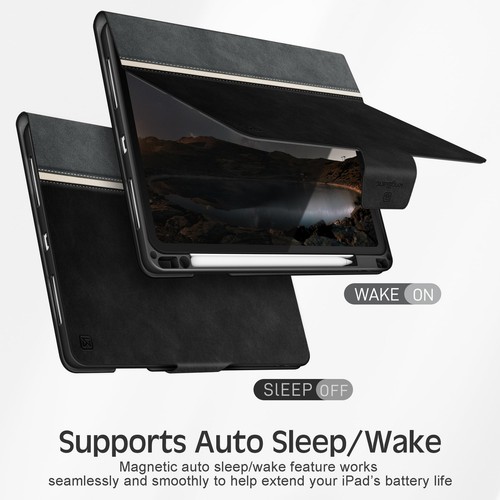 KingBlanc Funda para iPad Air de 13 pulgadas (M3 2025/M2 2024) con soporte para - Afbeelding 12 van 12