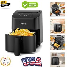 Air Fryer 3 Qt, Small Airfryer Digital Space Saving Compact, Bake, Reheat, Ro...