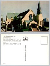 Primera Iglesia Bautista Santa Rosa CA - Construida a partir de una postal de árbol de secuoya