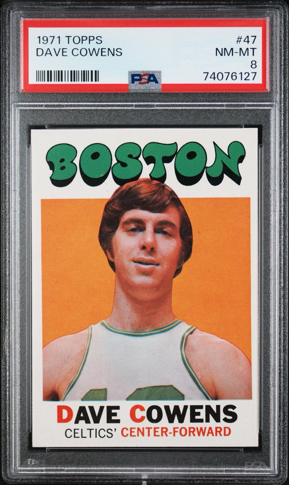 1971 Topps Dave Cowens Rookie #47 PSA 8 Boston Celtics