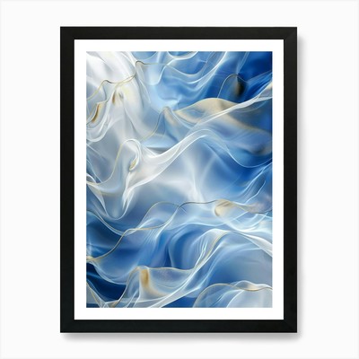 Abstrakt - Abstraktes Gemälde 2 Kunst gerahmt Wandbild Poster Leinwanddruck Bild