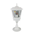 Northlight 25.25" Musical Snowman Snowing White Table Top Christmas Street Lamp