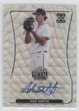 2020 Leaf Metal Draft Silver Wave Nick Garcia #BA-NG2 Auto 2a9