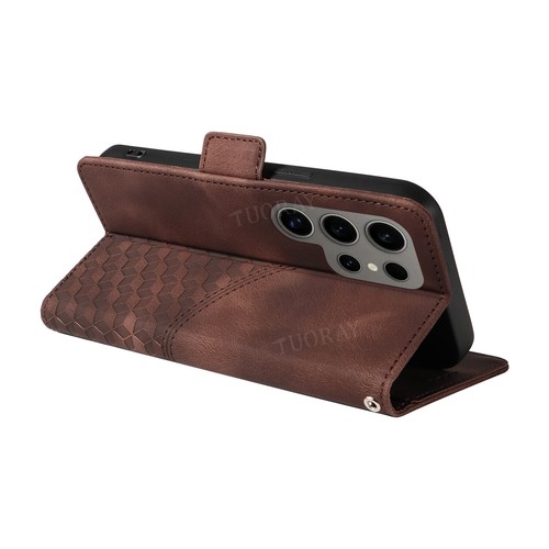 Leder Hülle für Samsung S25 S24 S23 Ultra S22 Plus S21 Handy Wallet Schutz Case - Picture 81 of 85