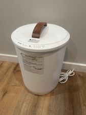 FLYHIT Large Towel Warmer for Bathroom - White Plastic, Heated Bucket, Open Box