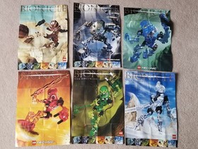 LEGO Bionicle Toa Mata Complete Set Cans 8531 8532 8533 8534 8535 8536