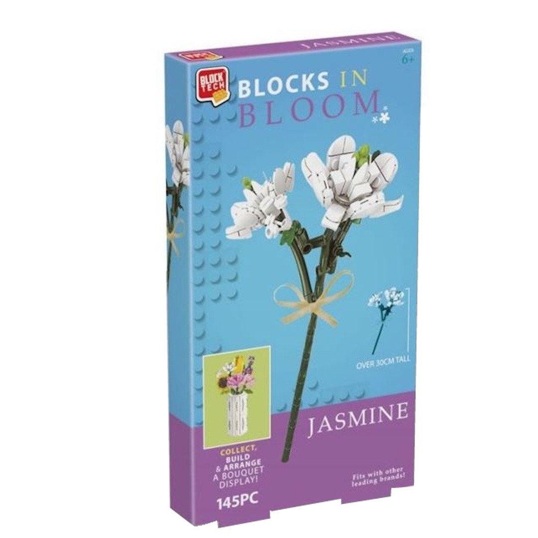 Block Tech R02-0210 Blocks In Bloom Jasmine Building Set