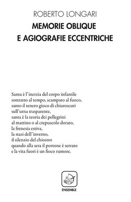 Roberto Longari Memorie oblique e agiografie eccentric (Taschenbuch) (US IMPORT)