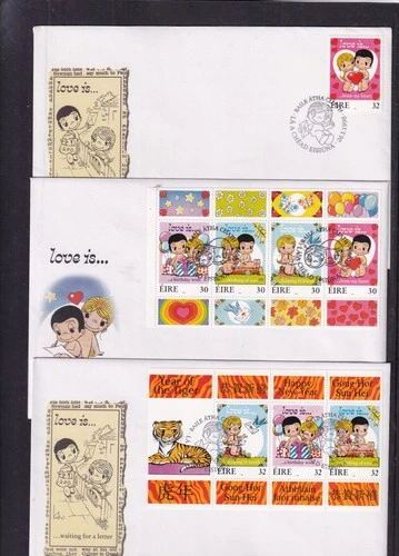 Ireland 1998 Greetings Year of the Tiger choice stamps MS FDC