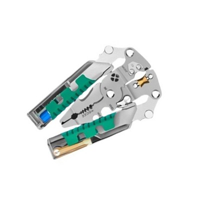 1 PCS Portable Multi-Functional Wire Stripper With Electrical Test & Cutter