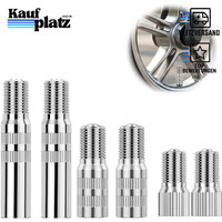 VentilverläNgerung 6 StüCk H62 Messing Vernickelt 19-39Mm Adapter FüR Auto