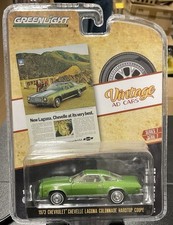 1973 CHEVROLET CHEVELLE LAGUNA COLONNADE HARDTOP COUPE DIECAST CAR GREENLIGHT