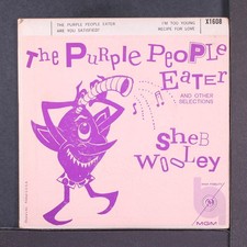 SHEB WOOLEY: the purple people eater MGM 7" EP 45 RPM