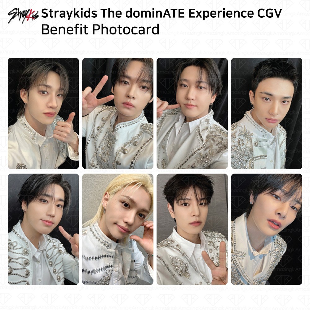 キムギラ キムギニョン Stray Kids The DominATE Experience CGV Benefit Photocard SKZ KPOP