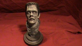 PRE PAINTED FRANKENSTEIN GLENN STRANGE RESIN BUST