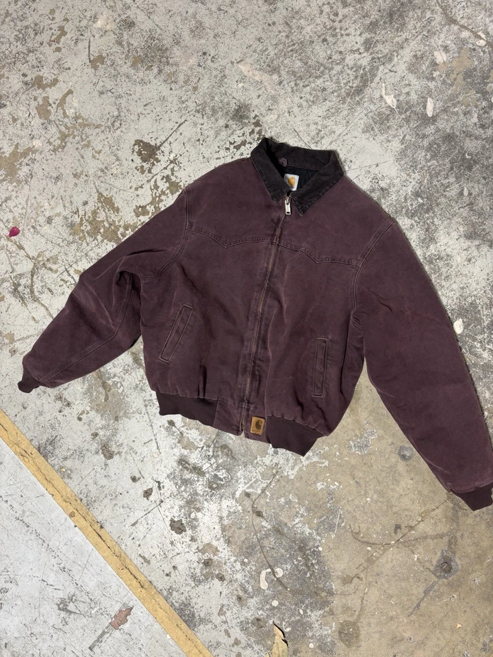 复古 90 年代 Carhartt Santa Fe 夹克绗缝 XL — 第 3/4 张图片