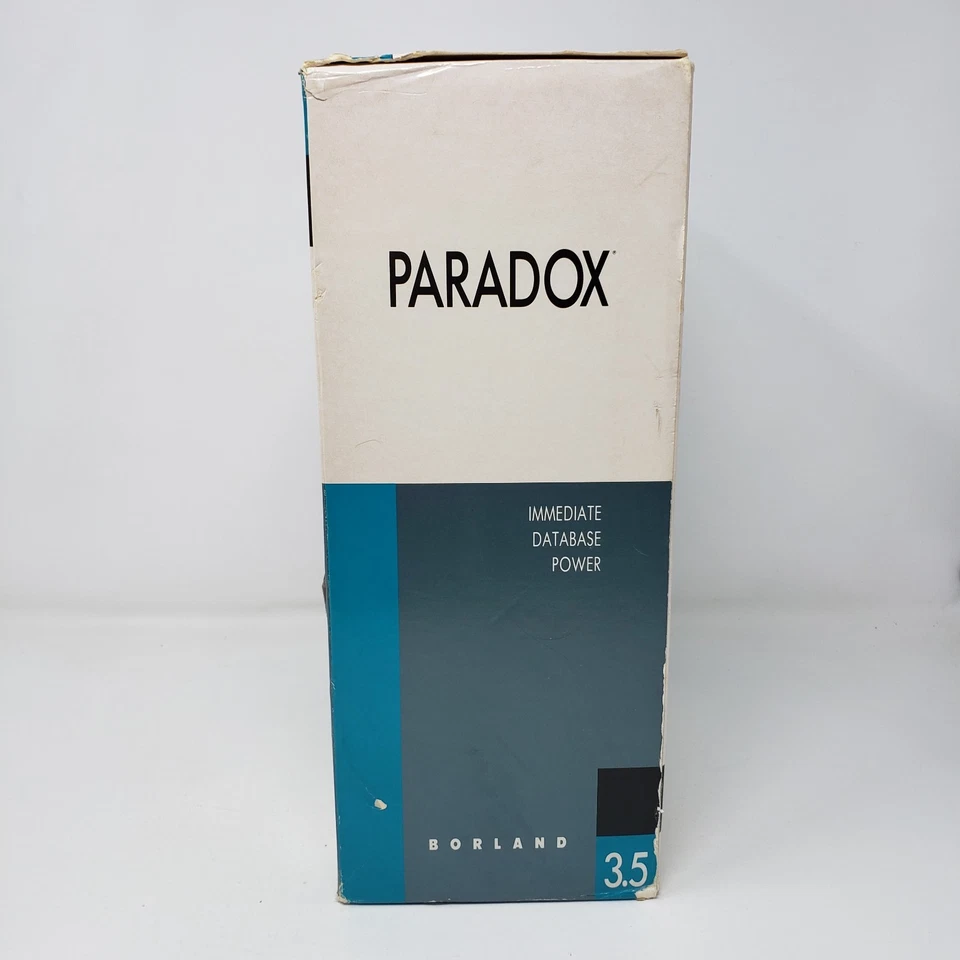 Borland Paradox 3.5 DOS Version 5.25" & 3.5" Floppy Discs Sealed - DBMS - Image 4 of 4