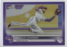 2022 Topps Chrome Update Purple Refractor Bradley Zimmer #USC170 0q63
