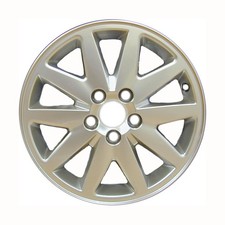 16x6.5 10 Spoke Refurbished Aluminum Wheel Painted Silver 560-70303
