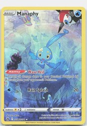 Manaphy GG06/GG70 Crown Zenith Galarian Gallery Holo Ultra Rare