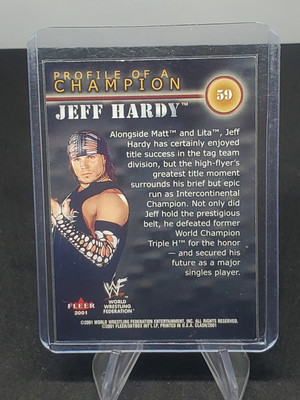武豊 1999 GI WINNING JOCKEY サインカード WWE Jeff Hardy 2001 Fleer WWF WWE Championship Clash #59 Profile