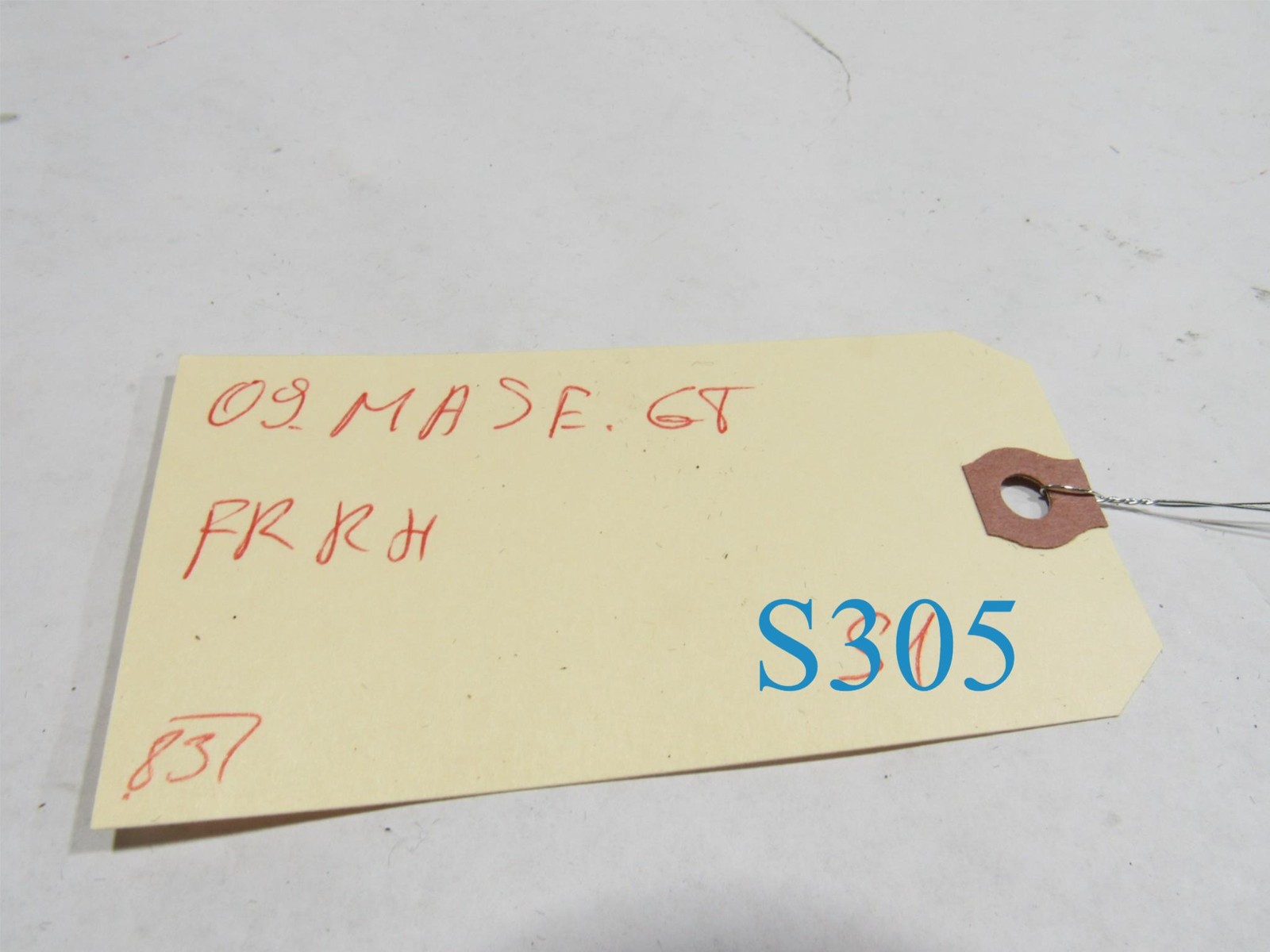 08-12 Maserati Granturismo S 2010 Front Right Upper Lower Seat Assembly :Y