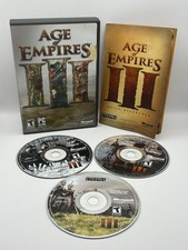 Age of Empires III PC Game 3-Disc Set w/ Manual Ensemble Studios No Slipcover