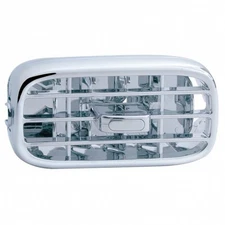 (4) Peterbilt 2006-18 379 389 Heater A/C Vent / Chrome Plastic Dash Vents Grills