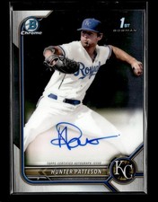 2022 Bowman Draft #CDA-HP Hunter Patteson Chrome Draft Pick Autographs