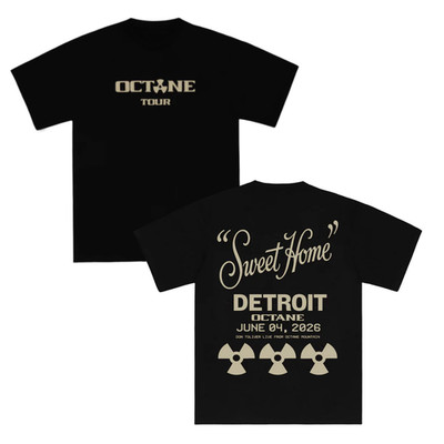 Don Toliver Merch - Octane ''Sweet Home'' Detroit On June 04, 2026 T-Shirt