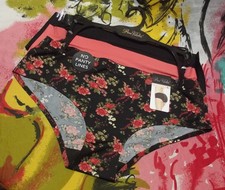 3 NEW PRIMA VALENTINA 84314 BF/CO MICROFIBER NO PANTY LINES HIPSTER PANTIES L