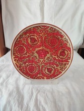Rosenthal Versace "Medusa Garland Red" Piattino Porcellana 17 Cm.