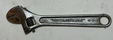 Vintage Lockable J H Williams 6” Superjustable Wrench Used 