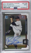 2015 Bowman Draft Chrome Pick Beau Burrows #BCA-BB PSA 9 MINT Auto g6p