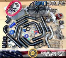 Black Series Turbo Kit T4 Turbocharger For 1986 Mazda Rx7 1.3l 13b-rew Rotary