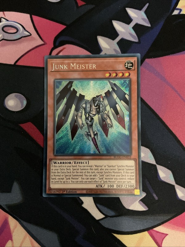 Yugioh Junk Meister Blgg-en033 Secret Rare 1st Edition