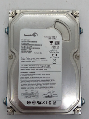 SEAGATE BARRACUDA SATA FESTPLATTE  250GB  ST3250310AS  3,5 '' #FP4619
