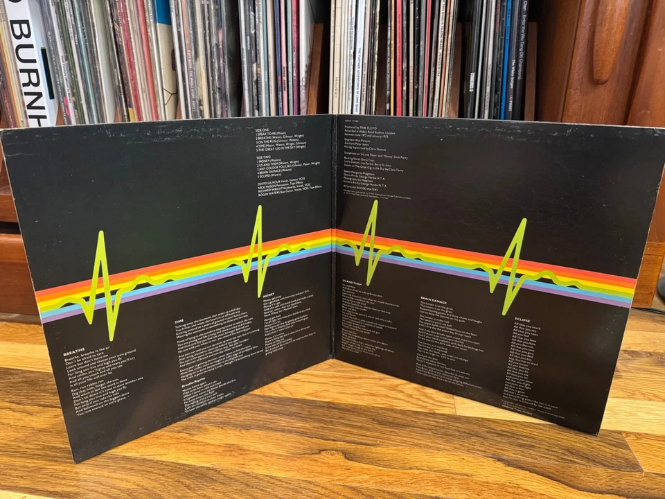 Pink Floyd – The Dark Side Of The Moon / 1973 SMAS-11163 with 2 POSTERS Foto 3 de 4