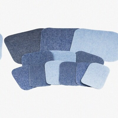 #ad #ad Assorted Color Denim Iron On Patch Kit $49.95