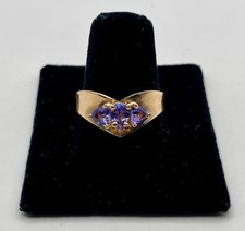 14k Yellow Gold Tanzanite Ring