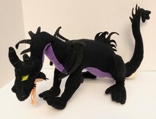 1990s Sleeping Beauty Maleficent DRAGON 21" Plush Disney Parks Vintage Movie T7